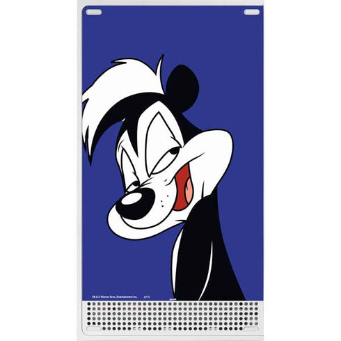 Looney Tunes Pepe Le Pew Zoomed In Xbox Series S Console Skin